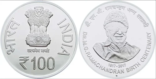 2019 Birth Centenary of Dr M G Ramachandran 2pcs Proof Coin Set - Image 4