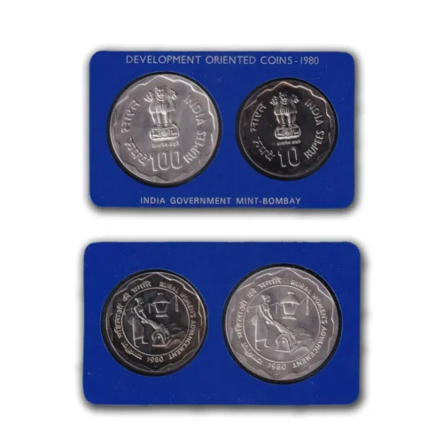 1980 Rural Women's Advancement 2pcs UNC Coin Set in Original Packaging with Outer Box - Image 2