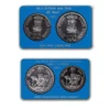 1987 FAO Development Oriented Coin Small Farmers 2pcs UNC Coin Set in Original Packaging with Outer Box - Image 2