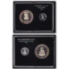 1999 Saint Dyaneshwar 2pcs UNC Coin Set in Original Packaging with Outer Box - Image 2
