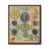 2010 Platinum Jubilee of Reserve Bank of India 5pcs UNC Coin Set - Image 2