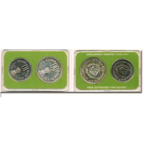 1979 Happy Child Nations Pride 2pcs UNC Coin Set in Original Packaging with Outer Box