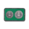 1982 National Integration 2pcs UNC Coin Set in Original Packaging with Outer Box - Image 2
