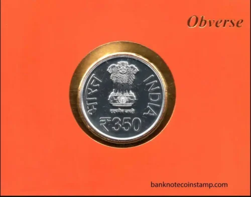 2019 350th Prakash Utsav of Sri Guru Gobind Singh Ji 1pc UNC Coin Set - Image 3