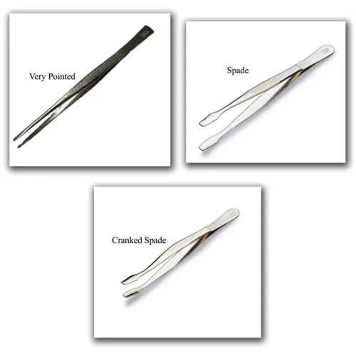 Prinz Hand Sanded Stamp Tweezer (Long-155mm)