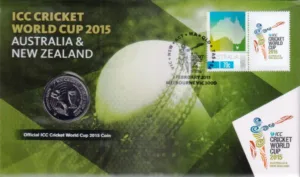 2015 Australia ICC Cricket World Cup 2015 Numismatic Cover