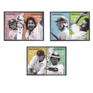 2021 Australian Cricket Set of 6v Stamps