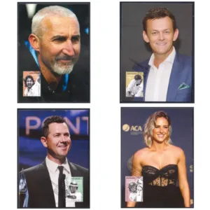 2021 Australian Legends of Cricket Maxim Cards Set of 6 (Cancelled)