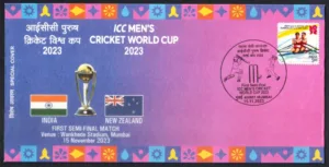 Mumbai First Semi Final ICC Men's Cricket World Cup 2023 Special Cover