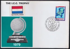 1979 Netherlands the ICC Cricket Trophy Special Cover