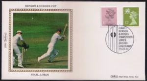 1983 Great Britain Bensons & Hedges Cricket Cup Final Special Cover