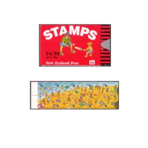 1994 New Zealand Cricket Centenary and Beach Cricket, 10v in Stamp Booklet