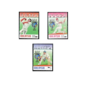 1997 Malaysia ICC Cricket Trophy 3v Stamp