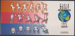 1997 Malaysia ICC Cricket Trophy Stamp Presentation Pack