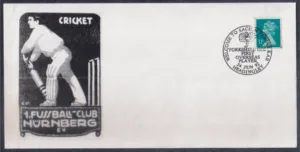 1992 United Kingdom Welcome to Sachin Tendulkar Yorkshire CCC First Overseas Player Special Cachet on Cover (Rare)