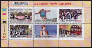 2003 South Africa ICC Cricket World Cup Miniature Sheet