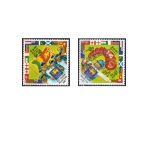 2007 Sri Lanka ICC Cricket World Cup 2v Stamp