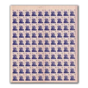 1980 Jawaharlal Nehru (Small Portrait) 35p (wmk. Ashokan Sideways) Definitive Stamp Sheet