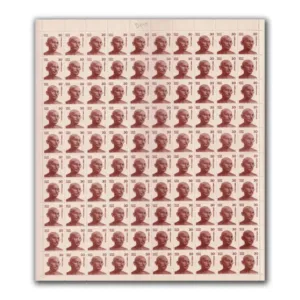 1980 Mahatma Gandhi 30p (wmk. Ashokan Sideways) Definitive Stamp Sheet