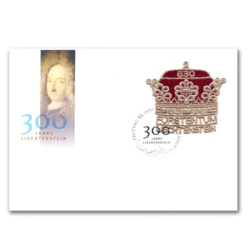 2019 300 Years of Liechtenstein S/Sheet on FDC (Exotic)