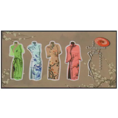 2018 Tonga 2018 Costumes-Shaped Sheetlet II