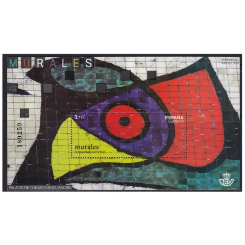 2015 Spain 2015 Art Mural Souvenir Sheet