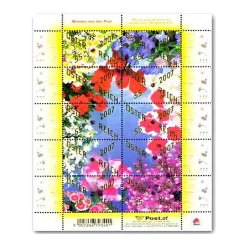 2007 Netherlands Real seeds on M/S Exotic Unusual Stamp