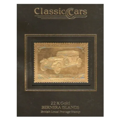 1925 Bernera Islands 1925 Classic Car 22k Gold Stamp