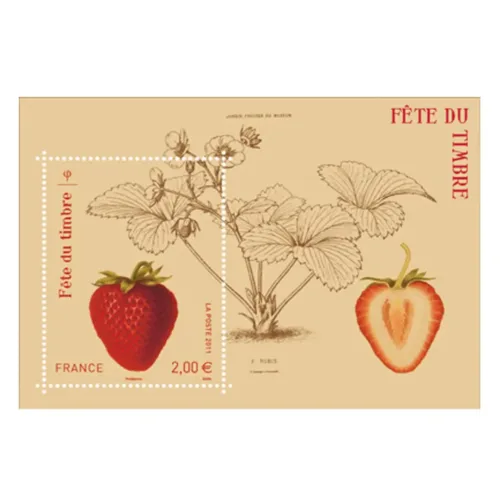 2011 France Ruby Strawberry M/Sheet