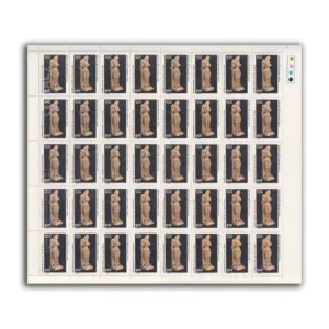 1985 Festival of India 2nd Issue (Didarganj Yakshni) 1v Mint Sheet of 40 Stamps