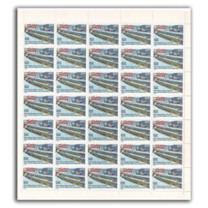 1986 250th Anniversary of Naval Backyard, Bombay (Bombay and Duncan Dry Docks) 1v Mint Sheet of 35 Stamps