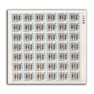 1988 Bicentenary of 4th Battalion of the Kumaon Regiment 1v Mint Sheet of 42 Stamps
