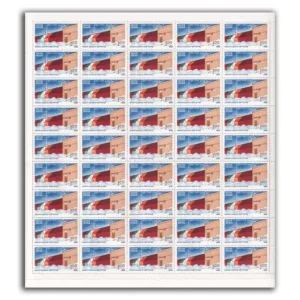 1989 2nd Year of Post Office At Dakshim Gangotri Research Station 1v Mint Sheet of 45 Stamps