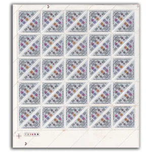 1990 Presentation of New Colours to Bombay Sappers 2v Mint Sheet of 25 Stamps