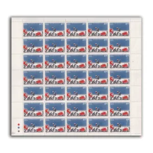 1991 International Conference on Traffic Safety, New Delhi 1v Mint Sheet of 35 Stamps