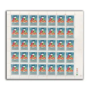 1991 International Conference on Youth Tourism, New Delhi 1v Mint Sheet of 35 Stamps