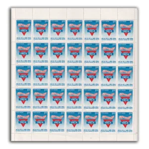1992 Centenary of National Council of YMCAs of India 1v Mint Sheet of 35 Stamps