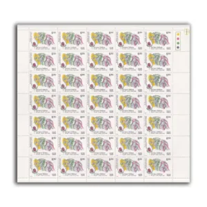 1993 Heart Care Festival, New Delhi 1v Mint Sheet of 35 Stamps