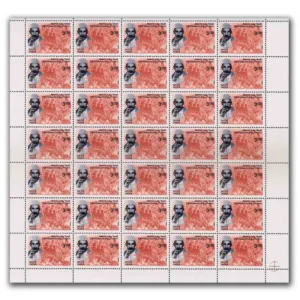 1999 Heroes of Struggle for Freedom (Vishwambhar Dayalu Tripathi), Mint Sheet of 35 Stamps