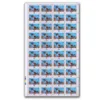 2000 Indepex-Asiana Migratory Birds (Rosy Pastor, Garganey Teal, Forest Wagtail, White Stork), Mint Sheet of 40 Stamps (Set of 4)
