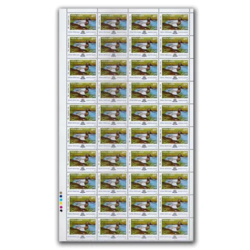 2000 Indepex-Asiana Migratory Birds (Rosy Pastor, Garganey Teal, Forest Wagtail, White Stork), Mint Sheet of 40 Stamps (Set of 4) - Image 3