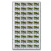 2000 Indepex-Asiana Migratory Birds (Rosy Pastor, Garganey Teal, Forest Wagtail, White Stork), Mint Sheet of 40 Stamps (Set of 4) - Image 5