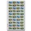 2000 Indepex-Asiana Migratory Birds (Rosy Pastor, Garganey Teal, Forest Wagtail, White Stork) Setenant, Mint Sheet of 10 Stamp Blocks