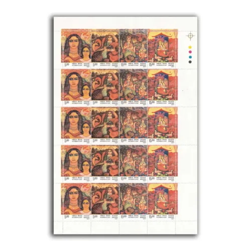2007 International Women's Day 4v Mint Sheet of 20 Stamps