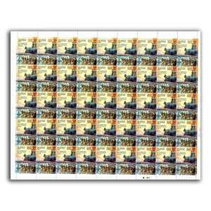 2008 60th Anniversary of Sardar Vallabhbhai Patel National Police Academy, Hyderabad 2v Mint Sheet of 40 Stamps