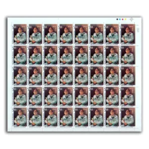 2008 Field Marshal Manekshaw, Mint Sheet of 40 Stamps