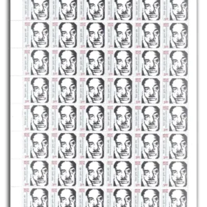 2009 Vaikom Muhammad Basheer, Mint Sheet of 48 Stamps