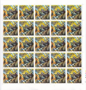 2009 50th Anniversary of SAIL (Steel Authority of India) 1v Mint Sheet of 25 Stamps