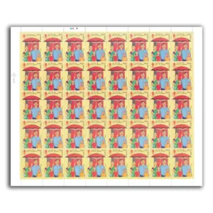 2009 125th Anniv. Postal Life Insurance, Mint Sheet of 40 Stamps