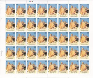 2009 Jainacharya Vallabh Suri (Jain Monk) 1v Mint Sheet of 40 Stamps